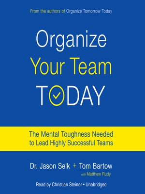 cover image of Organize Your Team Today
